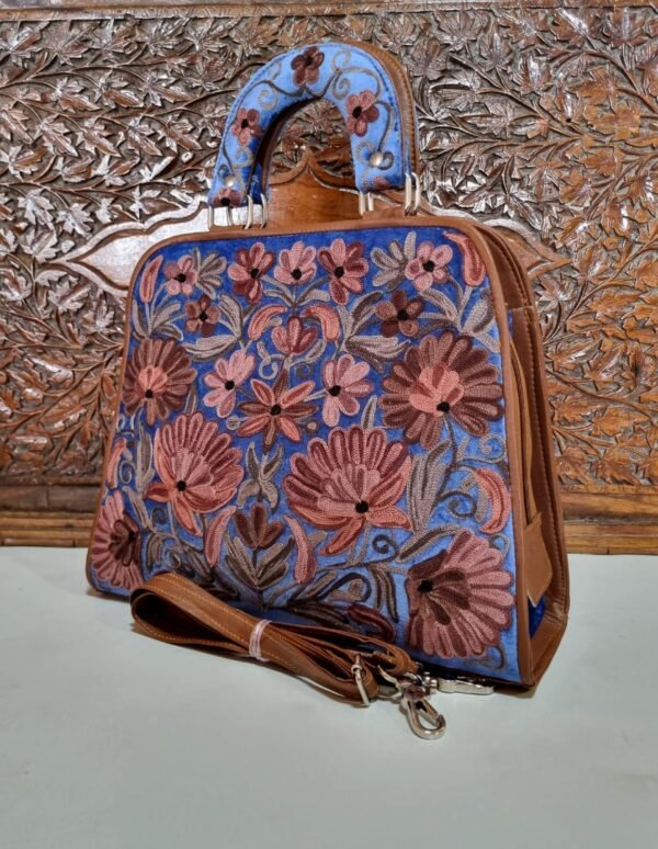 Multicolor Shoulder Bag Kashmiri Handmade Bags, Size: Size : 12
