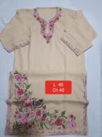 Square-Cut Kaftan Beige