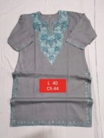 Square-Cut Kaftan Grey