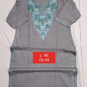 Square-Cut Kaftan Grey