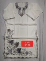 Square-Cut Kaftan Cream White