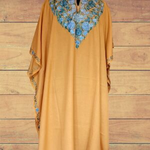Kashmiri Unstitched Kurti Yellow