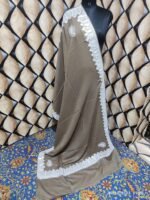 Pure TUSHA Bridal cum Party Wear Shawl Brown Color