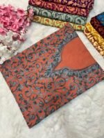 2 Piece Kashmiri Ariwork Crush Cotton Suit #12