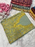 2 Piece Kashmiri Ariwork Crush Cotton Suit #38