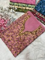 2 Piece Kashmiri Ariwork Crush Cotton Suit #26