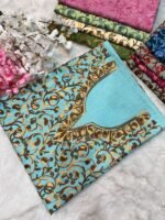 2 Piece Kashmiri Ariwork Crush Cotton Suit #16