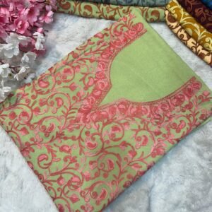 2 Piece Kashmiri Ariwork Crush Cotton Suit #29