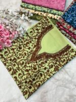 2 Piece Kashmiri Ariwork Crush Cotton Suit #36
