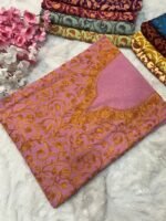 2 Piece Kashmiri Ariwork Crush Cotton Suit #17