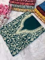 2 Piece Kashmiri Ariwork Crush Cotton Suit #31
