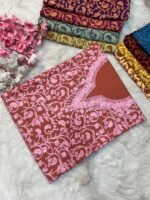 2 Piece Kashmiri Ariwork Crush Cotton Suit #24