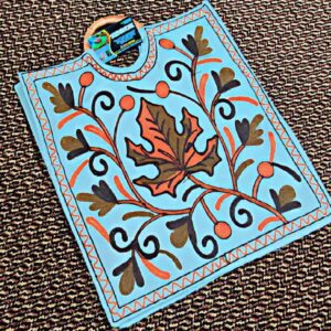Hand Aariwork Crewel Bags with Kani Handle