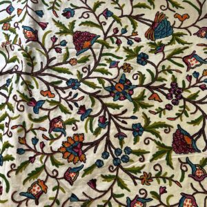 Ari Work Embroidered Crewel Curtains Design #3