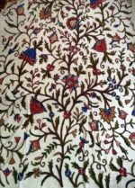 Ari Work Embroidered Crewel Curtains Design #5