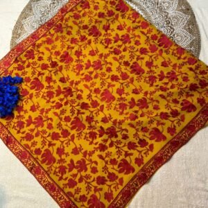 Hand Embroidered Kashmiri Sarees #3