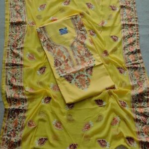 Gorgeous Kashmiri Aari & Zari Work 3-Piece Suit #3