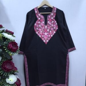 Elegant Ruby Cotton Long Kurtis #8