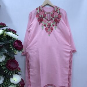 Elegant Ruby Cotton Long Kurtis #2