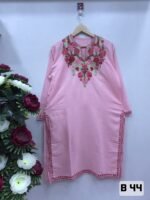 Elegant Ruby Cotton Long Kurtis #2