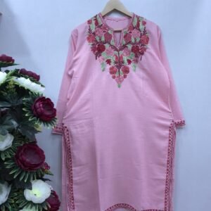 Elegant Ruby Cotton Long Kurtis #2