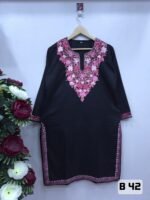 Elegant Ruby Cotton Long Kurtis #5