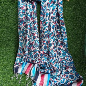 Printed Premium Kalamkari Modal Silk Stole #3