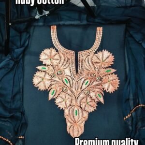 Elegant 3-Piece Tilla Work Suits #3