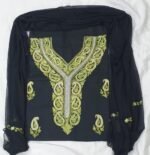 3-Piece Ruby Cotton Suit with Kashmiri Hand Ari Work #5