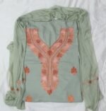 3-Piece Ruby Cotton Suit with Kashmiri Hand Ari Work #4