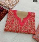 2 Piece Kashmiri Ariwork Crush Cotton Suit #10