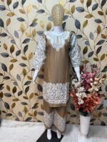 Ari Work Rayon-Cotton Cord Sets with Embroidered Trousers #10