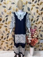 Ari Work Rayon-Cotton Cord Sets with Embroidered Trousers #4