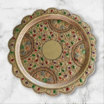 Handcrafted Papier Mâché Decorative Panels Round