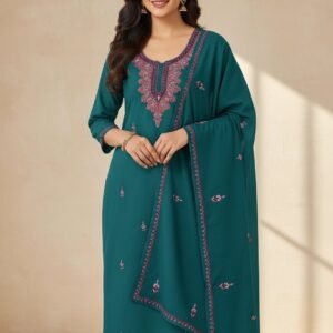 Premium Hand Sozni Suits on Acro Wool Fabric #2