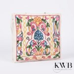 Premium Kashmiri Aari Embroidered Foldable Canvas Tote