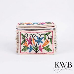 Handmade Kashmiri Aari Embroidered Coin Pouch