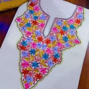 3-Piece Elegant Aari Work Suit #10