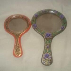 Kashmir Papier Mache Handheld Mirrors
