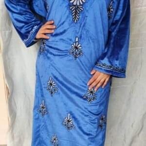 Suede Velvet Pheran Sets