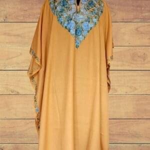 Kashmiri Unstitched Kurti Yellow