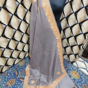 Pure TUSHA Bridal cum Party Wear Shawl Silver Color