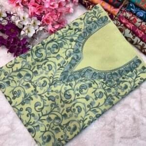 2 Piece Kashmiri Ariwork Crush Cotton Suit #19