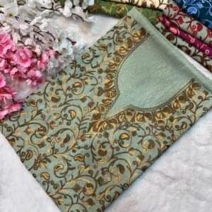 2 Piece Kashmiri Ariwork Crush Cotton Suit #39