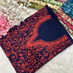 2 Piece Kashmiri Ariwork Crush Cotton Suit #18