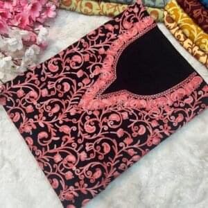 2 Piece Kashmiri Ariwork Crush Cotton Suit #25