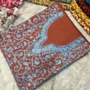 2 Piece Kashmiri Ariwork Crush Cotton Suit #11