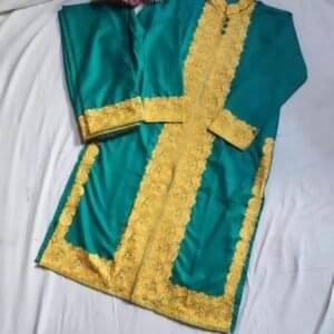 Kashmiri Ari Work Centre Slit Kurta with Plazo