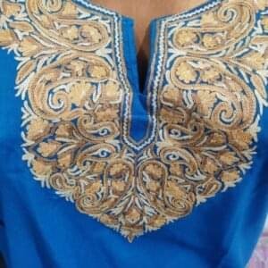 Kashmiri Ariwork Cotton Kurtis