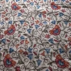 Ari Work Embroidered Crewel Curtains Design 1